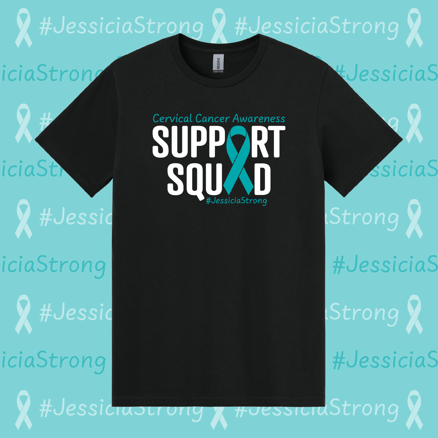Jessicia White Cervical Cancer Fundraiser T-Shirt