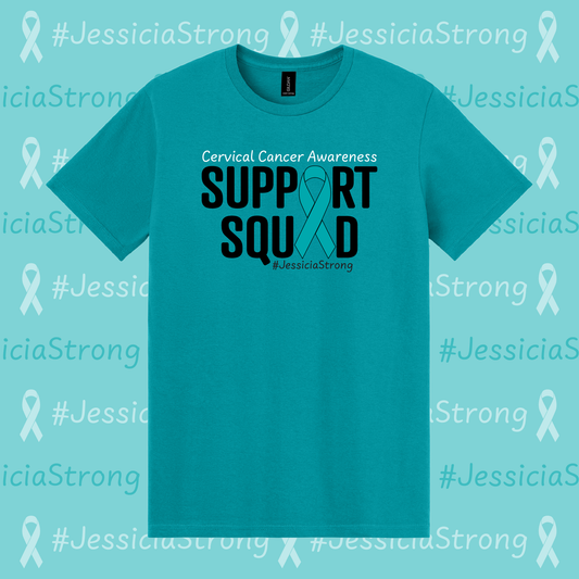 Jessicia White Cervical Cancer Fundraiser T-Shirt