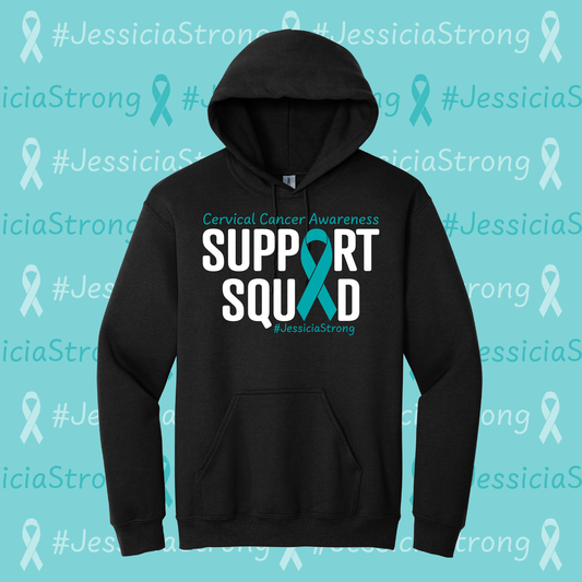 Jessicia White Cervical Cancer Fundraiser Hooded Sweatshirt