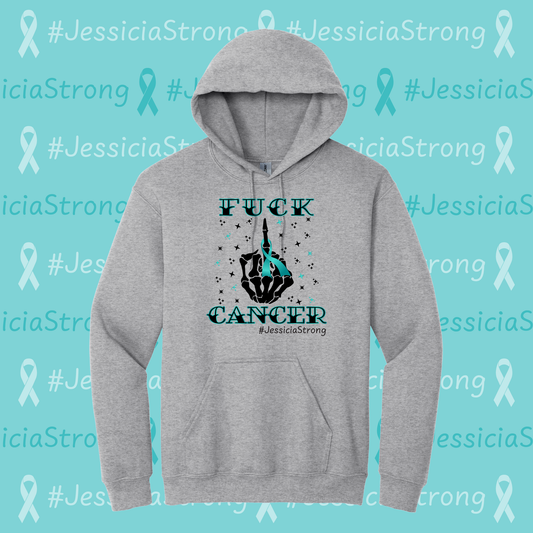 Jessicia White Cervical Cancer Fundraiser Hooded Sweatshirt