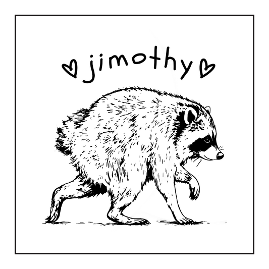 Jimothy Vinyl Sticker or UV DTF Decal