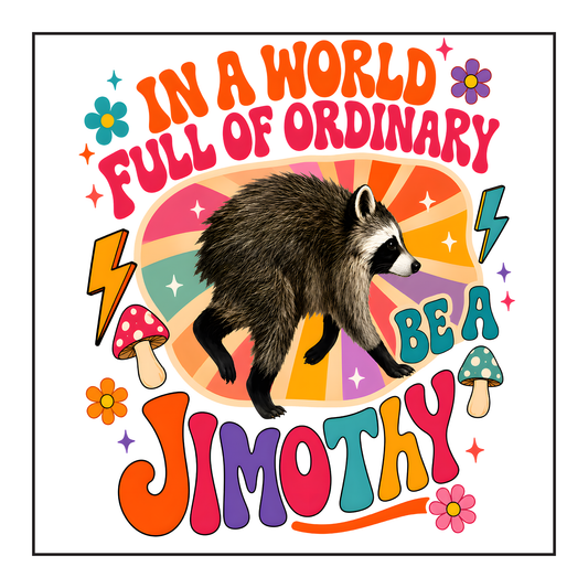 Jimothy Vinyl Sticker or UV DTF Decal