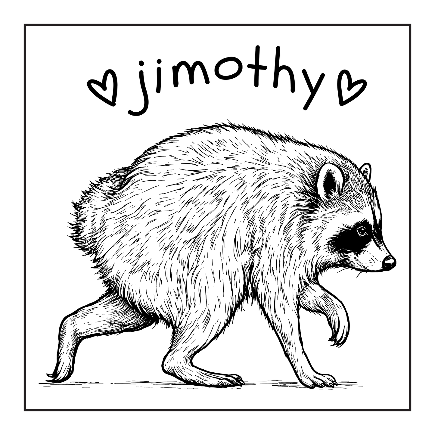 Jimothy Vinyl Sticker or UV DTF Decal