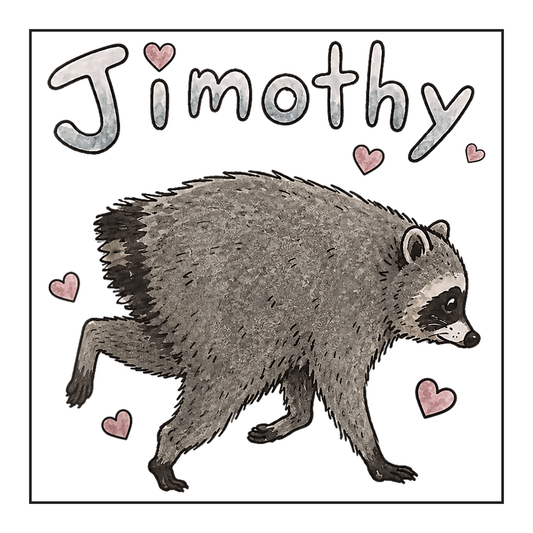 Jimothy Vinyl Sticker or UV DTF Decal