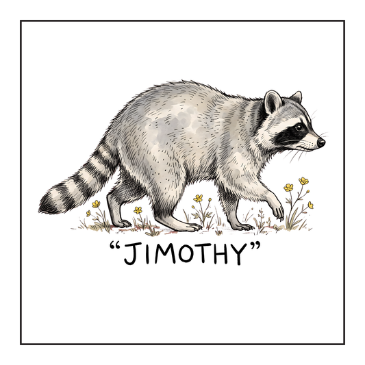 Jimothy Vinyl Sticker or UV DTF Decal