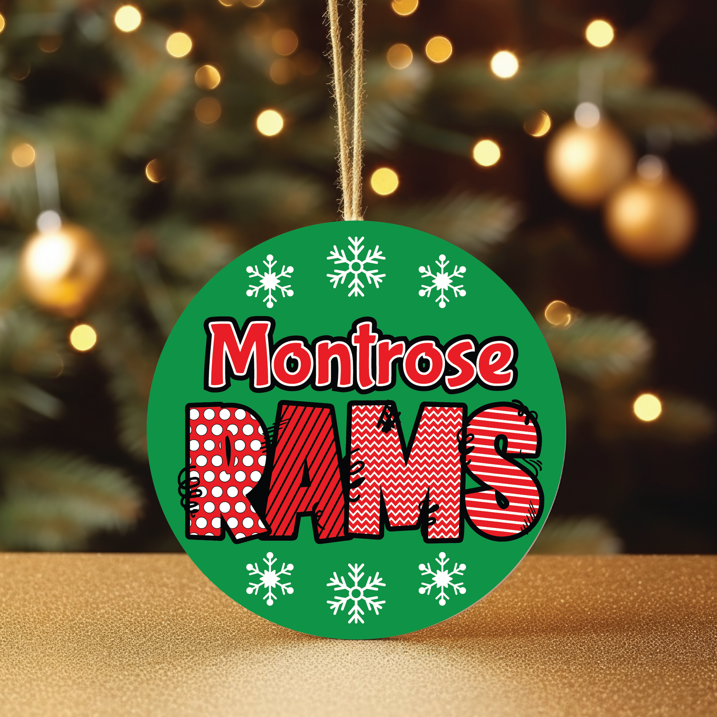 Rams Ornament