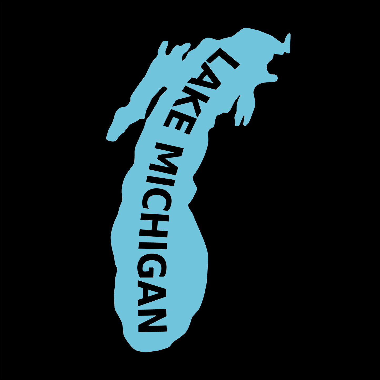 Lake Michigan Car Decal