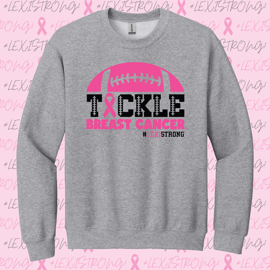 Alexis Town Breast Cancer Fundraiser Crewneck Sweatshirt