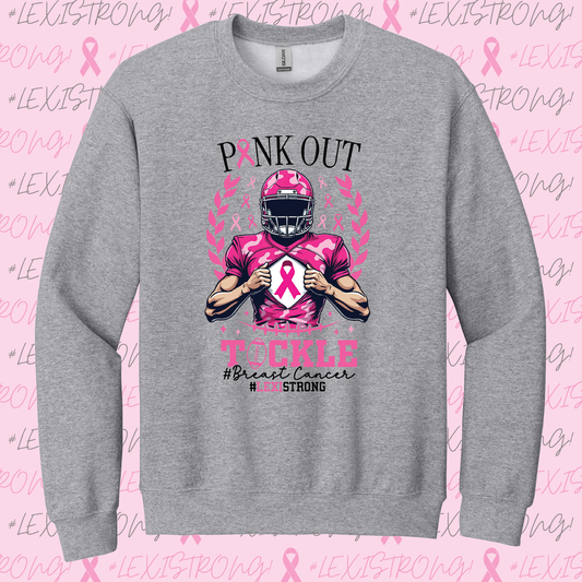 Alexis Town Breast Cancer Fundraiser Crewneck Sweatshirt