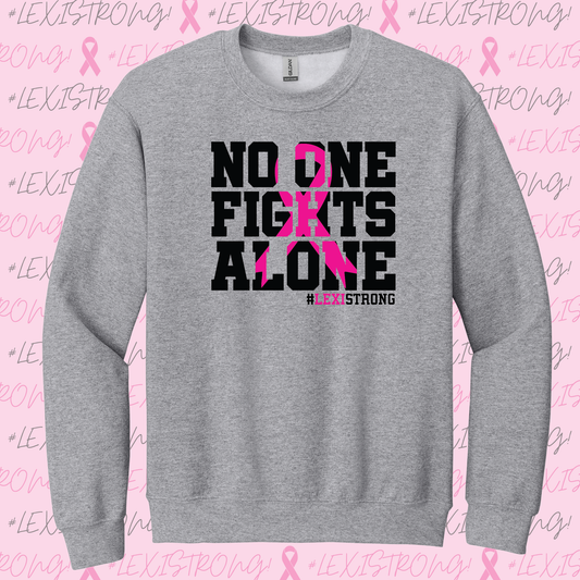 Alexis Town Breast Cancer Fundraiser Crewneck Sweatshirt