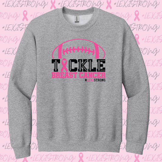 Alexis Town Breast Cancer Fundraiser Crewneck Sweatshirt
