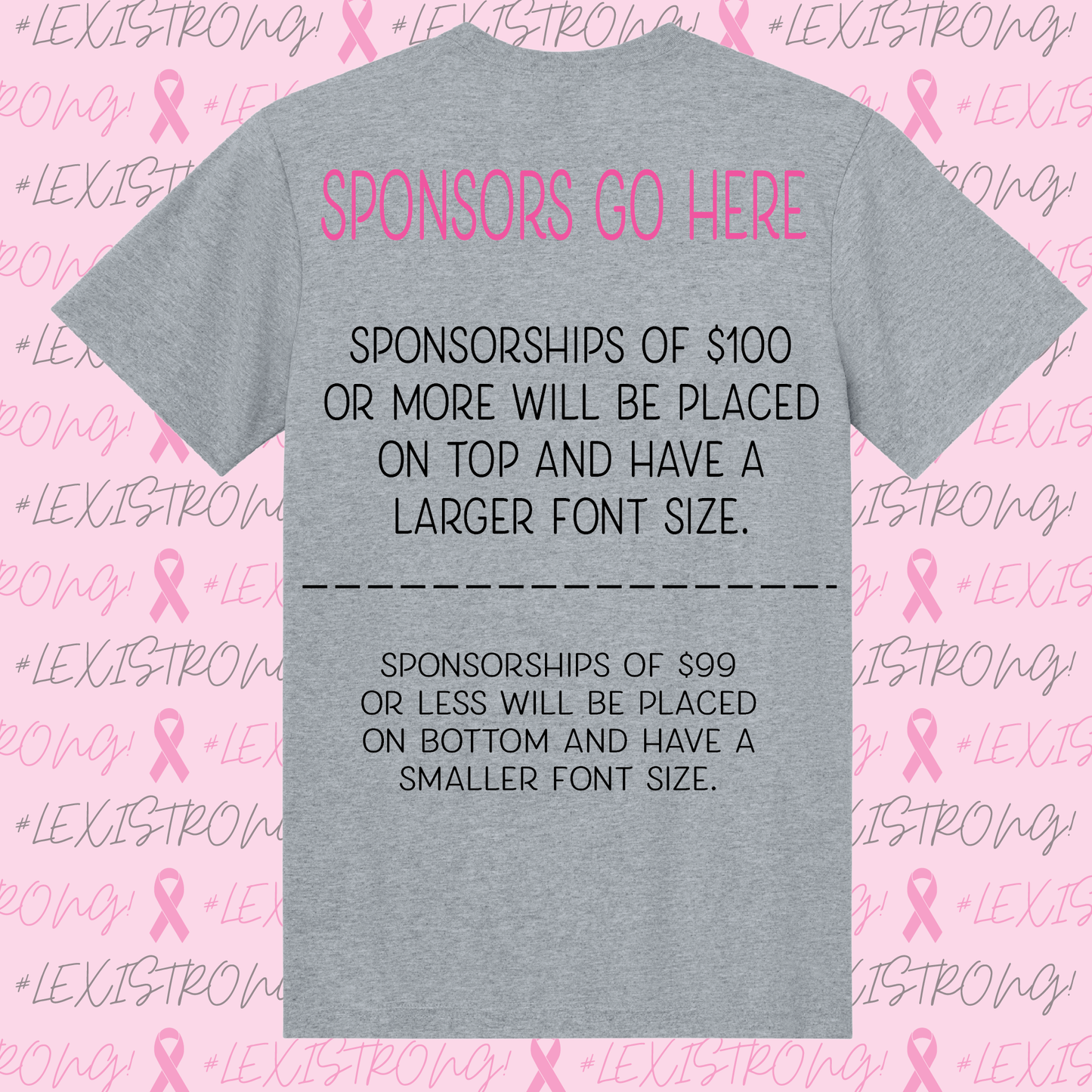 Alexis Town Breast Cancer Fundraiser Crewneck Sweatshirt