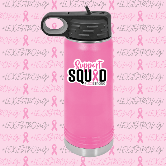 Alexis Town Breast Cancer Fundraiser Water Bottle/Laptop Sticker
