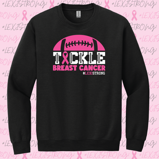 Alexis Town Breast Cancer Fundraiser Crewneck Sweatshirt