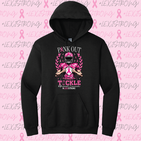 Alexis Town Breast Cancer Fundraiser Hooded Sweatshirt