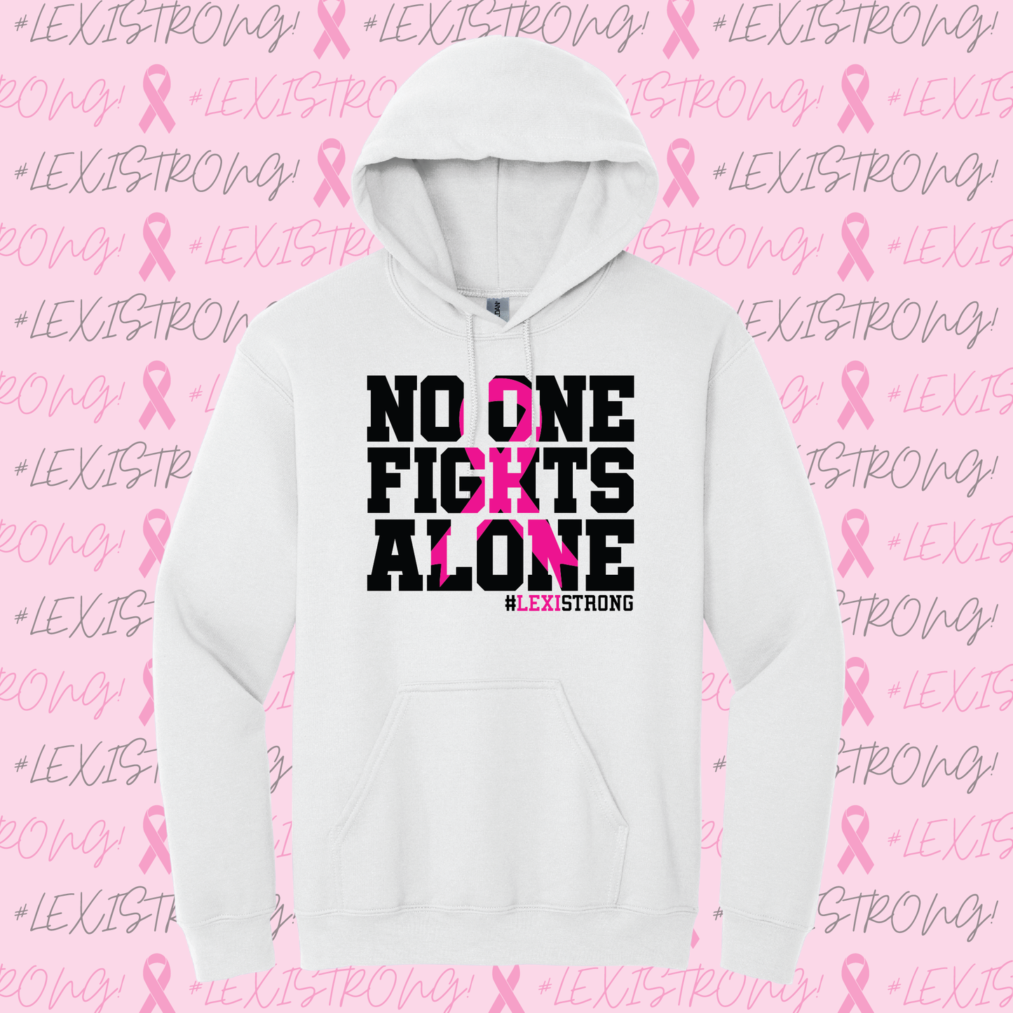 Alexis Town Breast Cancer Fundraiser Hooded Sweatshirt