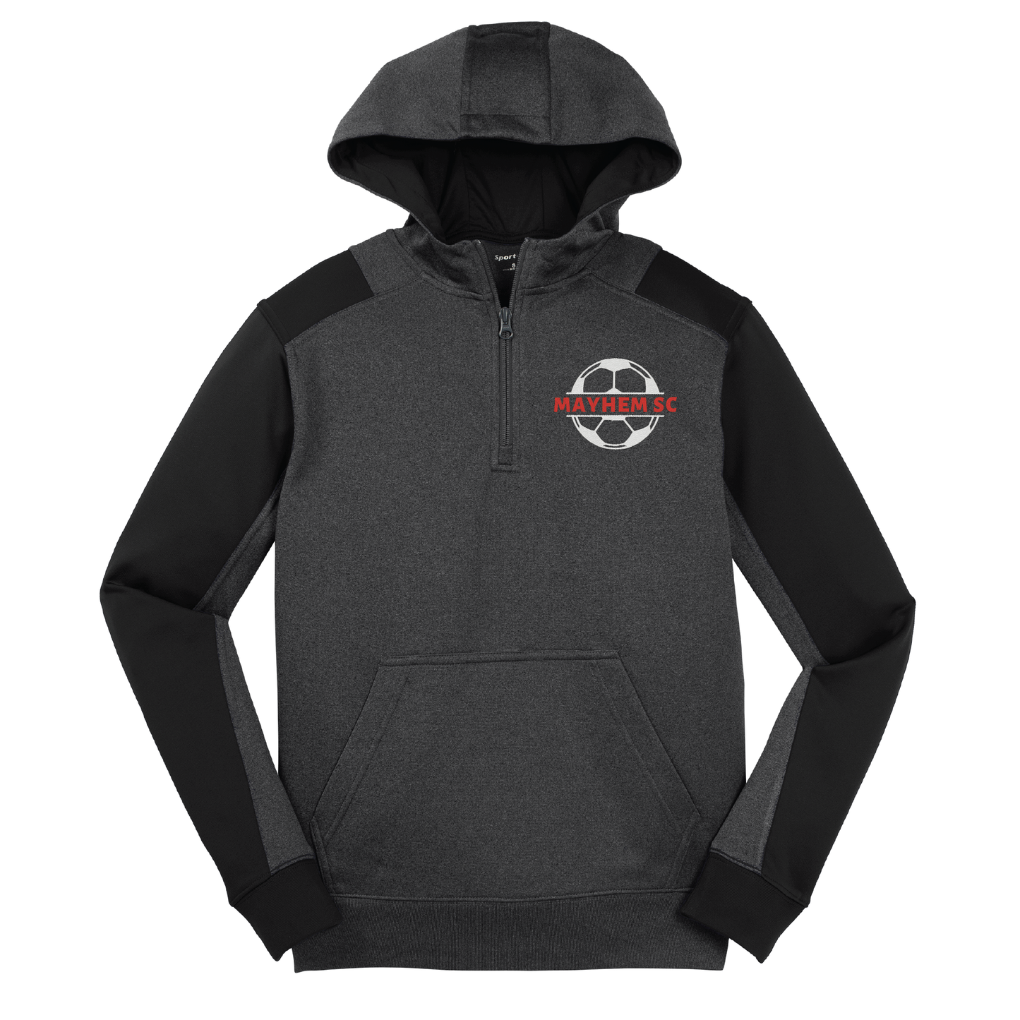 Mayhem Embroidered Tech Fleece 1/4-Zip Hooded Sweatshirt