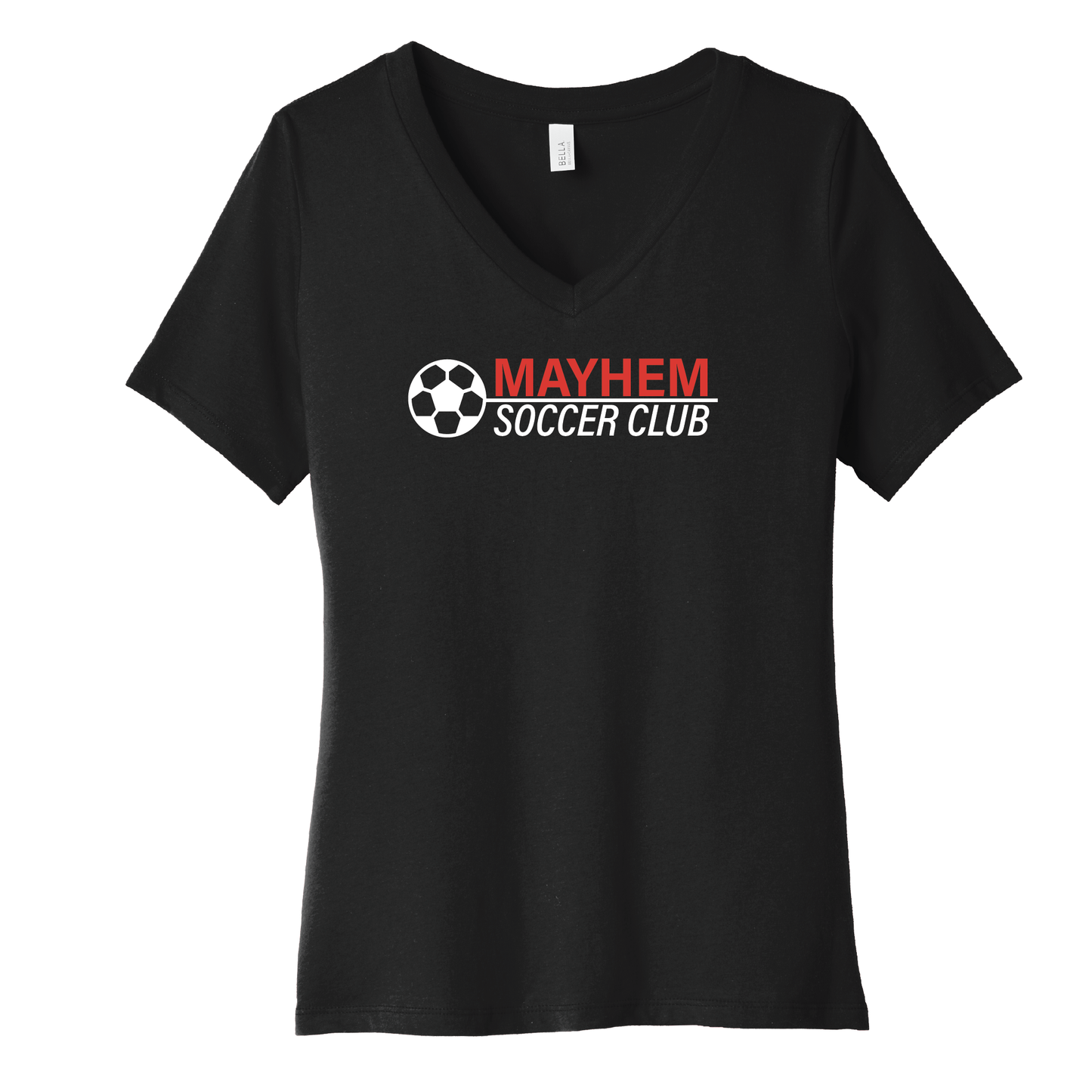Mayhem Women’s Relaxed Jersey Short Sleeve V-Neck Tee