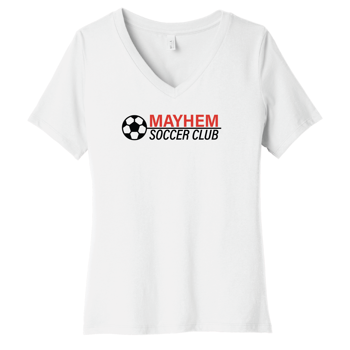 Mayhem Women’s Relaxed Jersey Short Sleeve V-Neck Tee