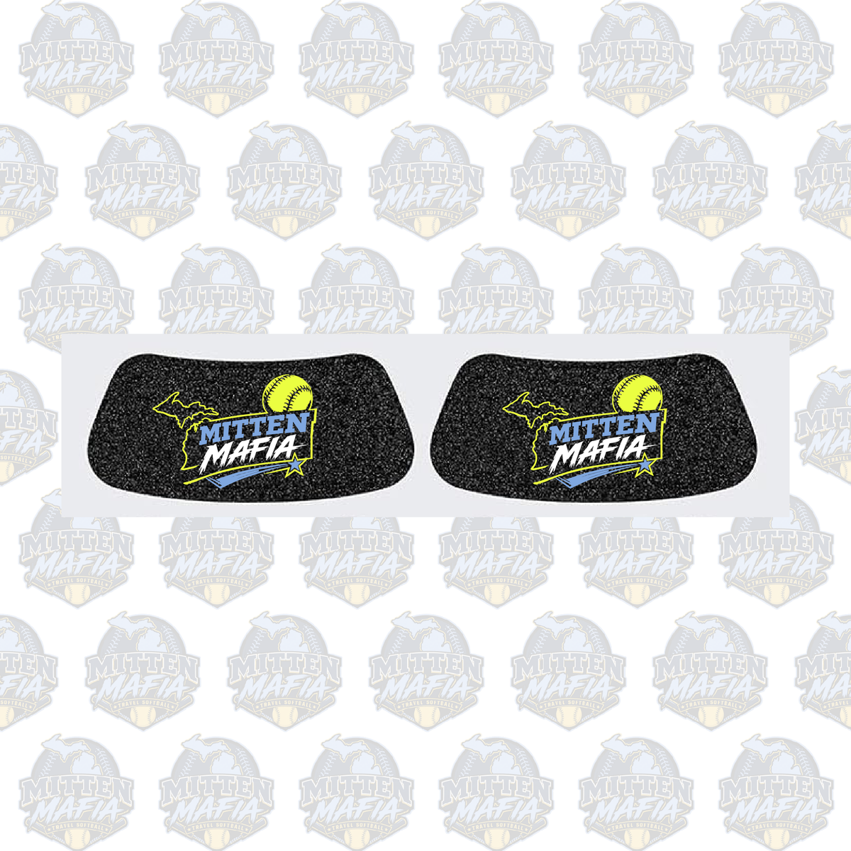 Black Glitter Mitten Mafia Eye Blacks