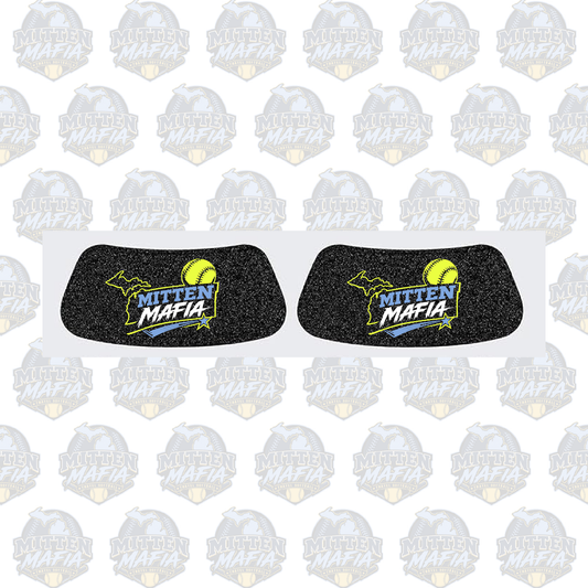 Black Glitter Mitten Mafia Eye Blacks