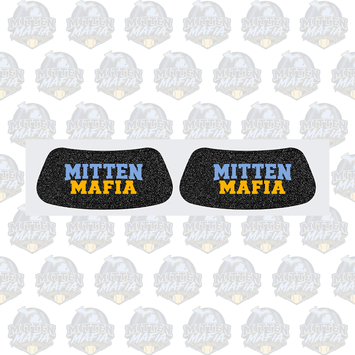 Black Glitter Mitten Mafia Eye Blacks