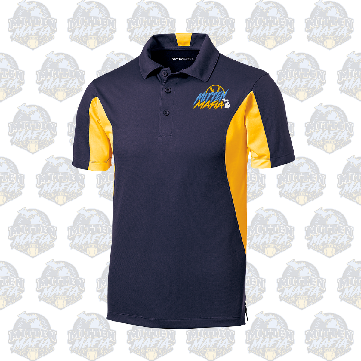Mitten Mafia Sport-Tek Side Blocked Micropique Sport-Wick Polo