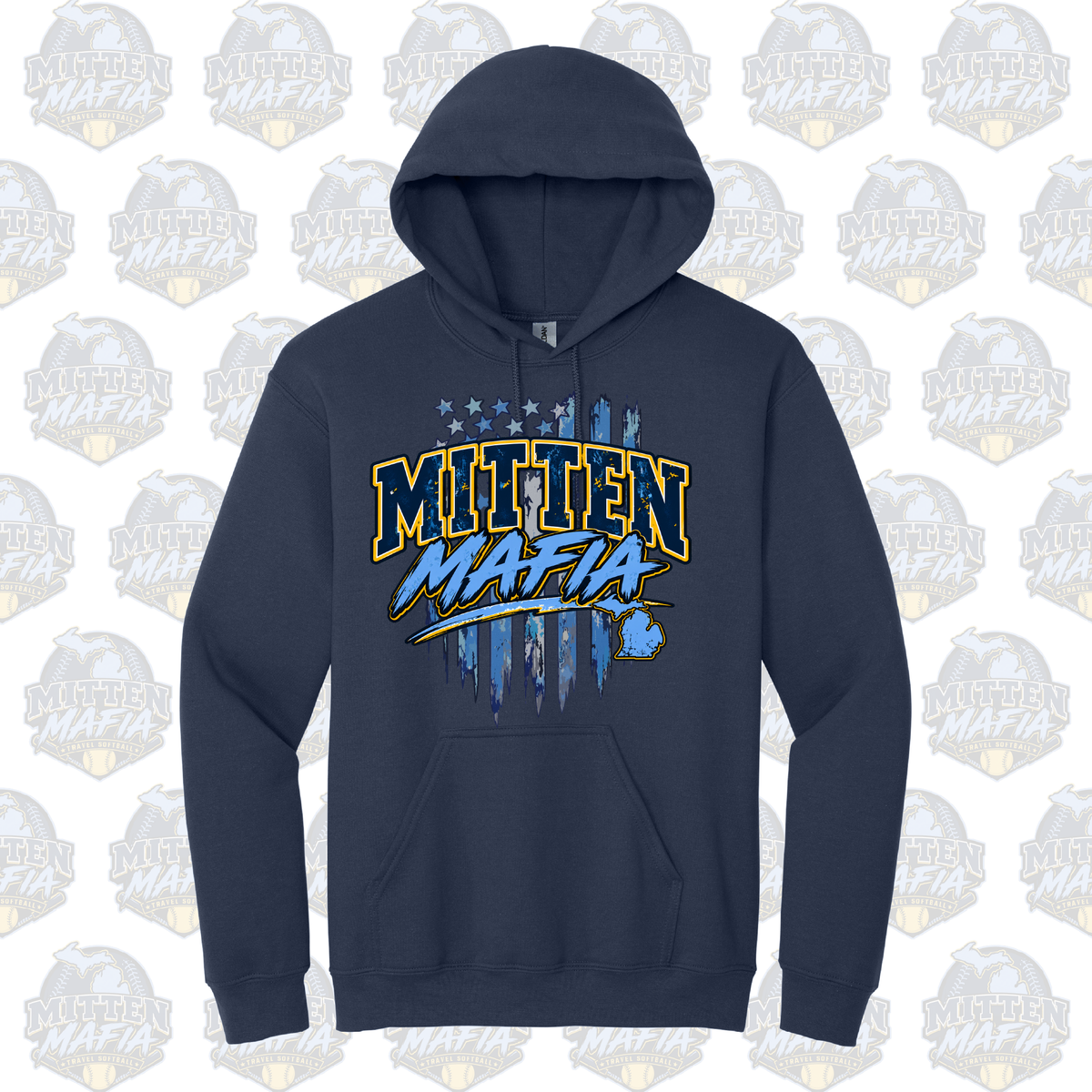 Mitten Mafia Softball Team Hoodie