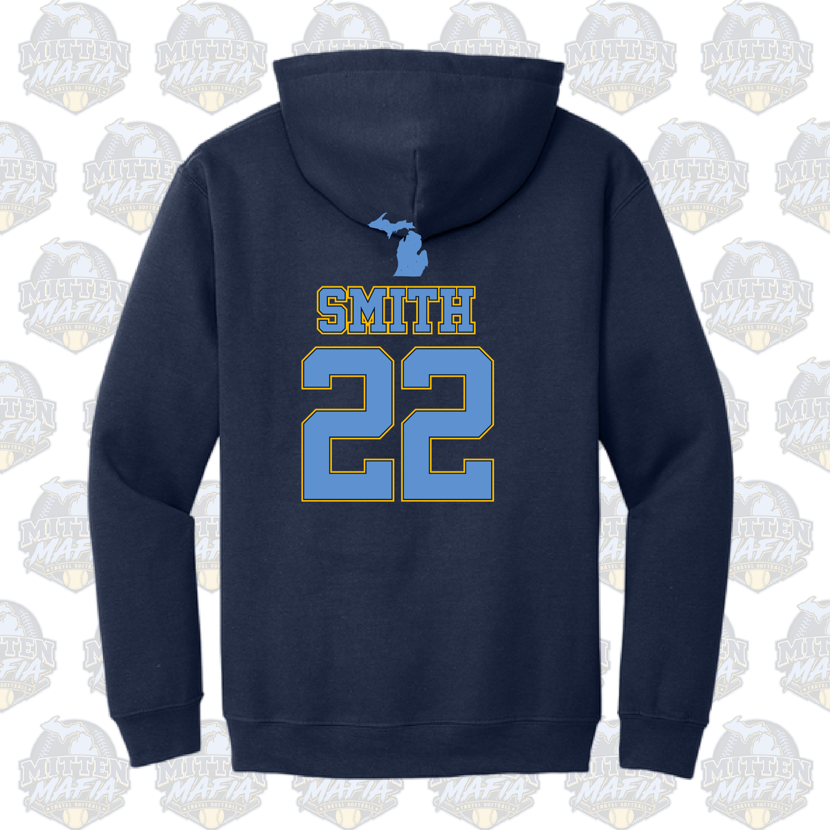 Mitten Mafia Softball Team Hoodie