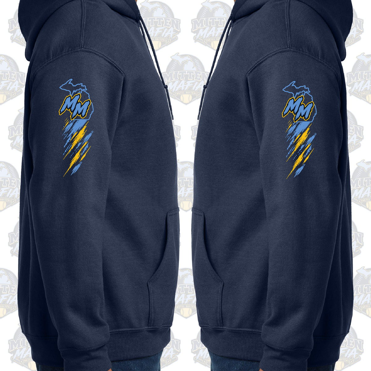 Mitten Mafia Softball Team Hoodie