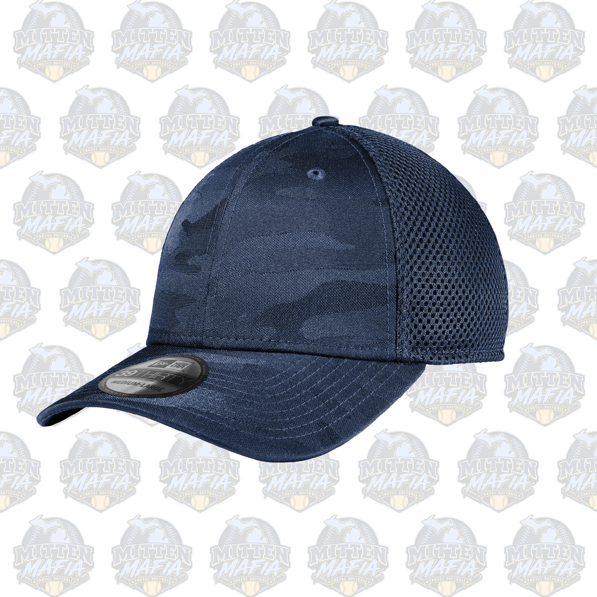 Mitten Mafia Embroidered Tonal Camo Stretch Tech Mesh Cap