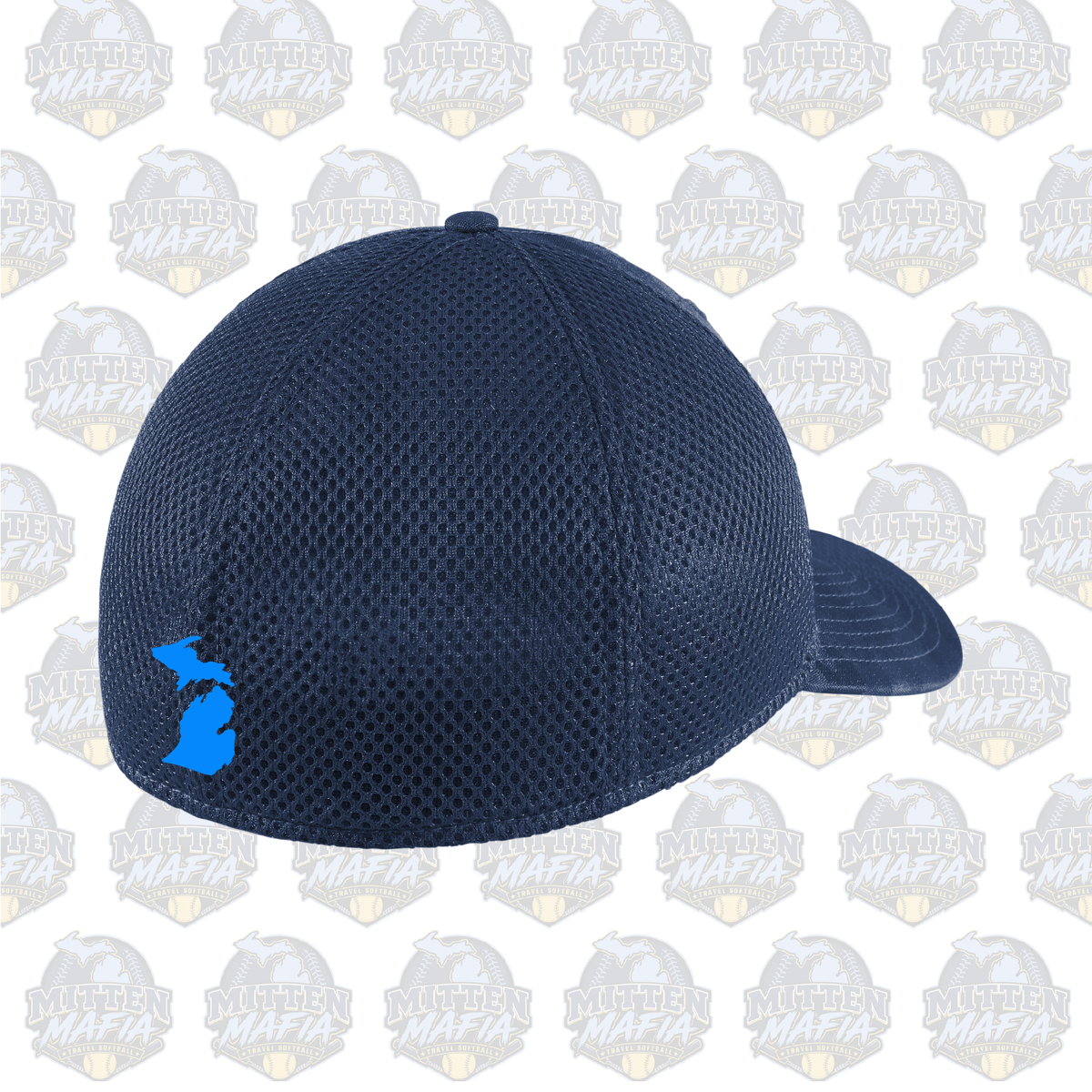 Mitten Mafia Embroidered Tonal Camo Stretch Tech Mesh Cap
