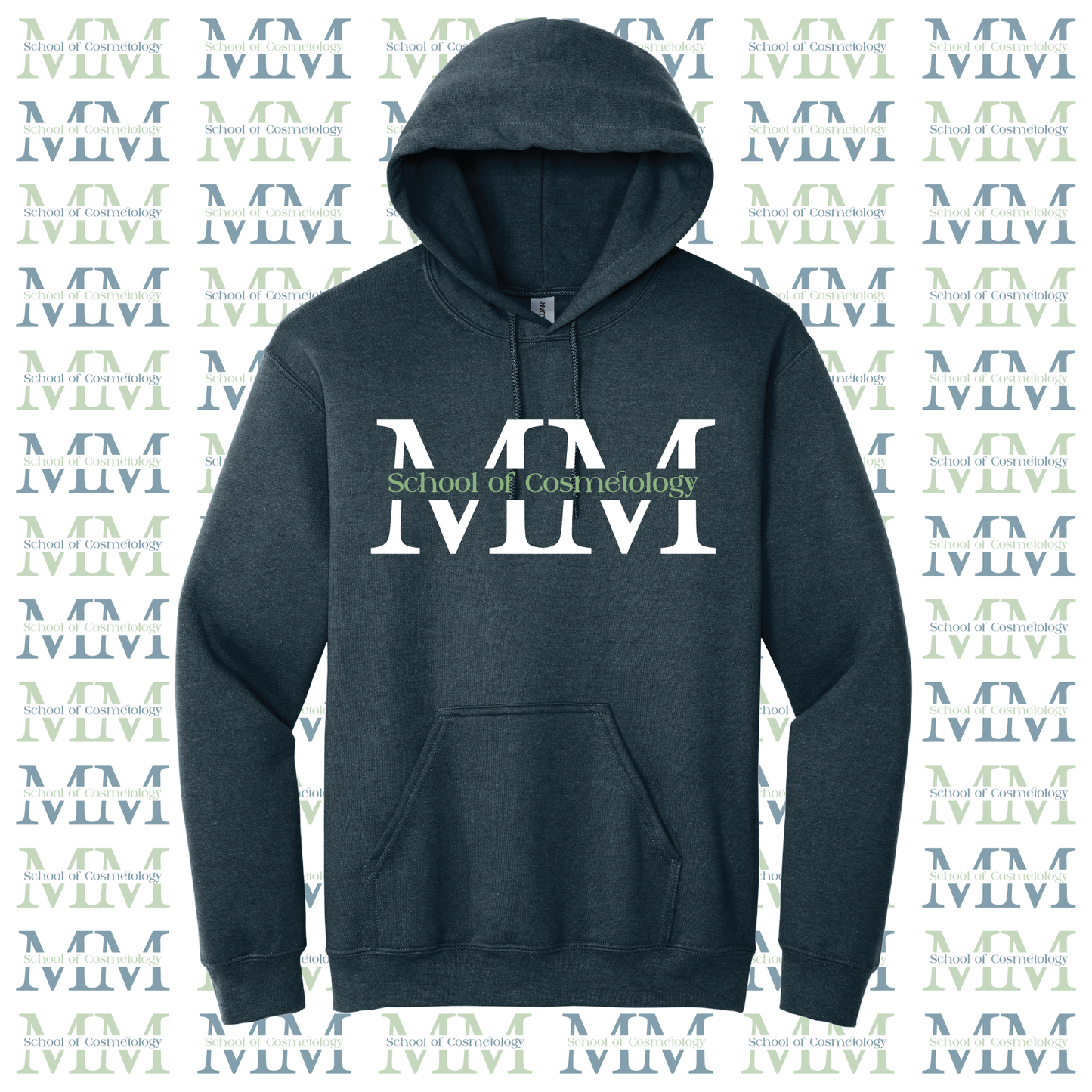 Mid Michigan School of Cosmetology Hoodie (Color-Dark Heather)