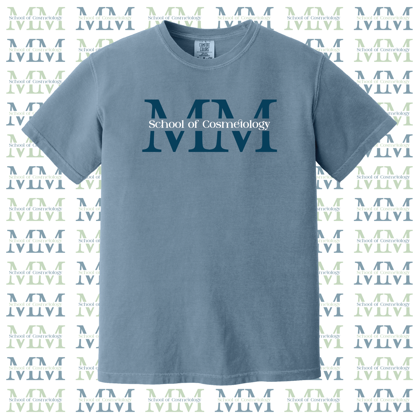 Mid Michigan School of Cosmetology T-Shirt (Color-Blue Jean)