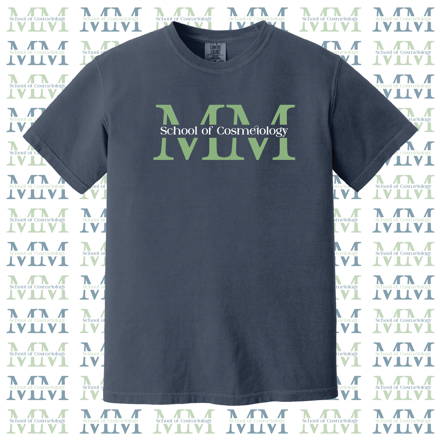 Mid Michigan School of Cosmetology T-Shirt (Color-Navy)
