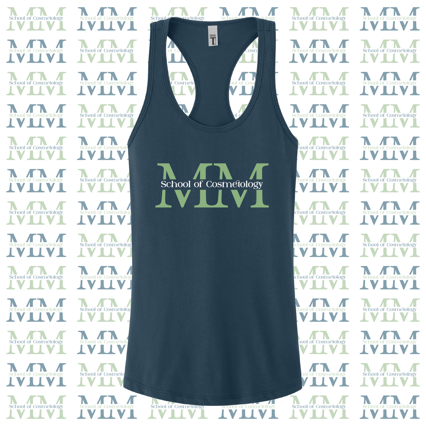 Mid Michigan School of Cosmetology Tank Top (Color-Indigo)
