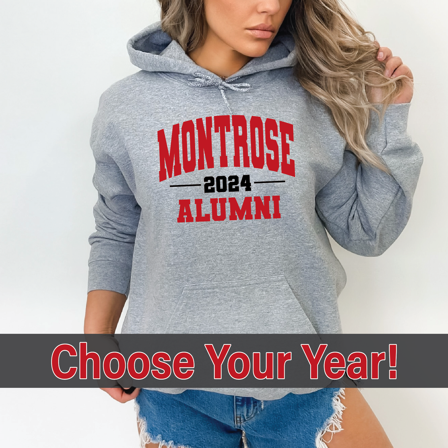 Montrose Alumni NTHS Fundraiser Hoodie In Black, Red or Gray