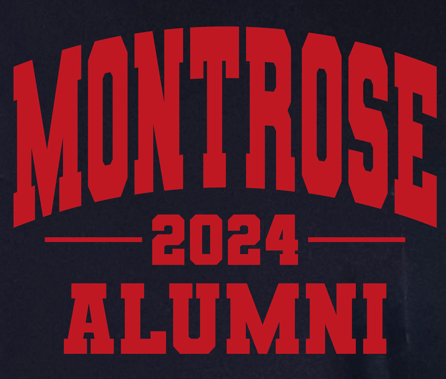 Montrose Alumni NTHS Fundraiser T-Shirt In Black, Red or Gray