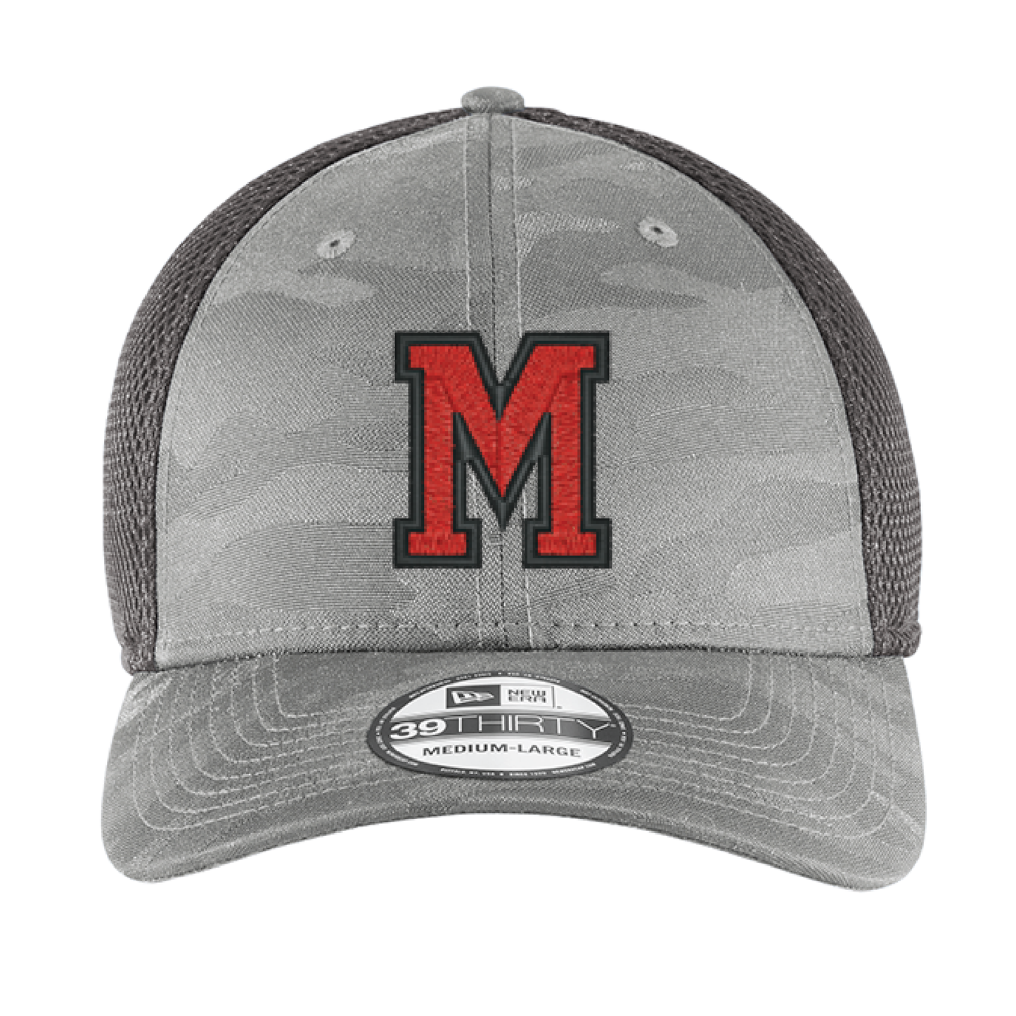 Embroidered Tonal Camo Stretch Tech Mesh Cap