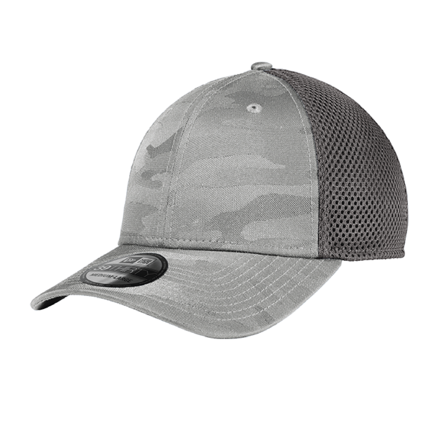 Embroidered Tonal Camo Stretch Tech Mesh Cap