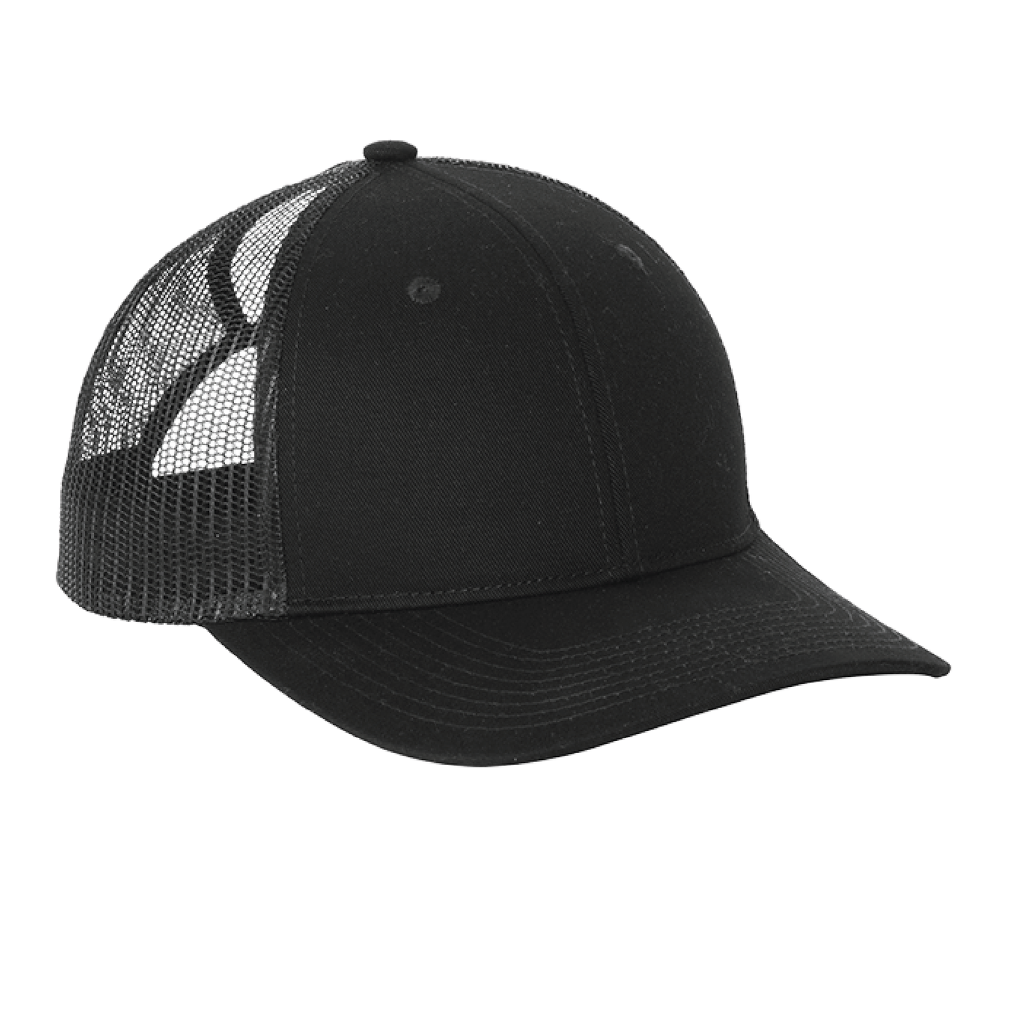 Snapback Ponytail Embroidered Trucker Cap