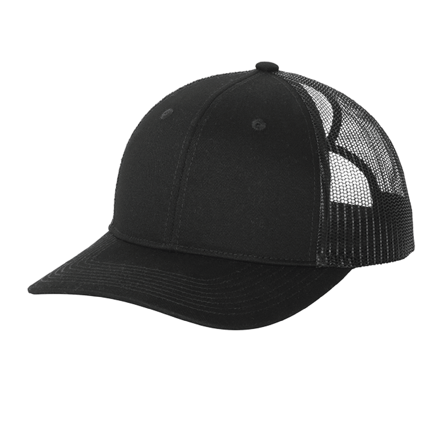 Snapback Ponytail Embroidered Trucker Cap