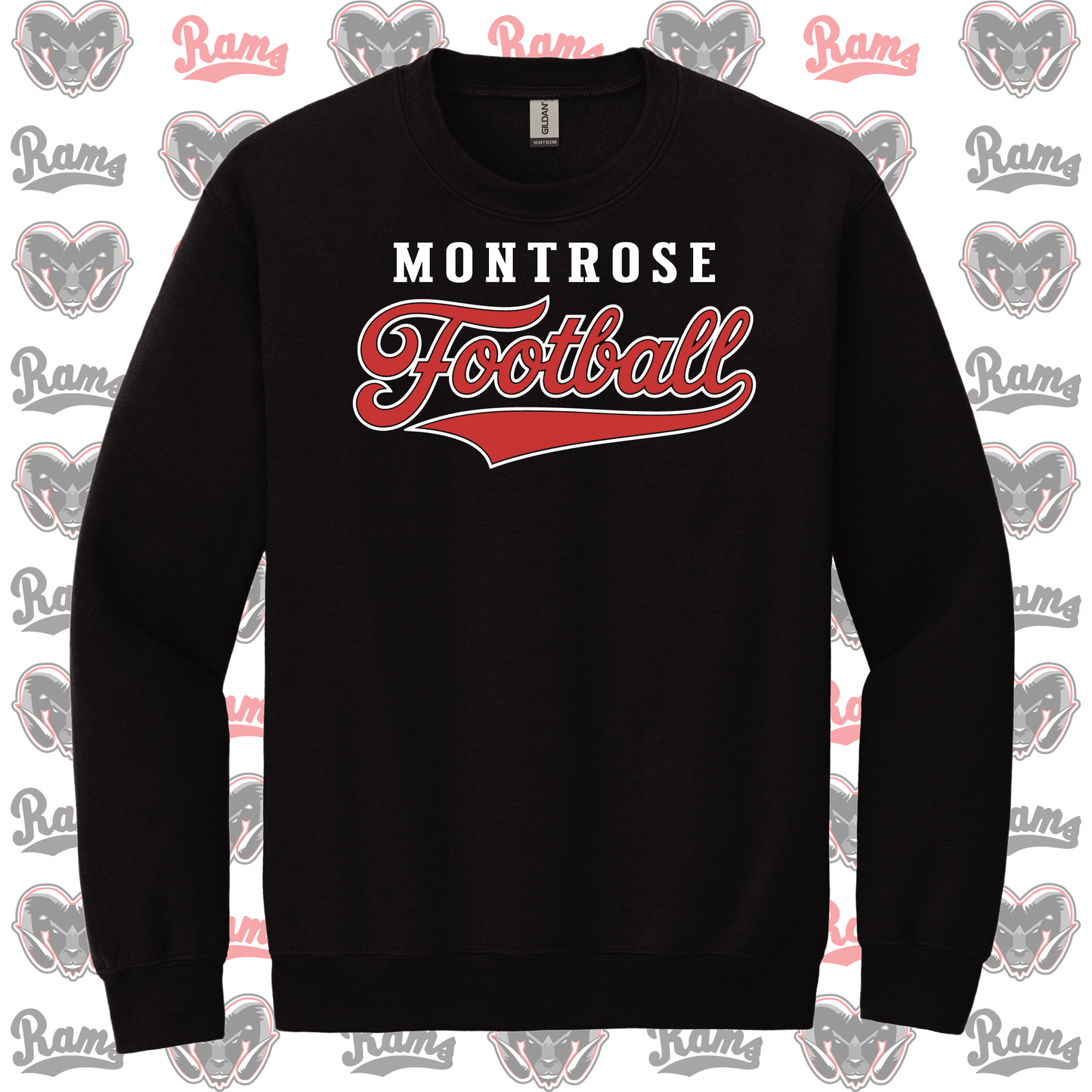 Montrose Youth Football & Cheerleading Fundraiser T-Shirt, Long Sleeved Tee, Crewneck Sweatshirt or Hoodie