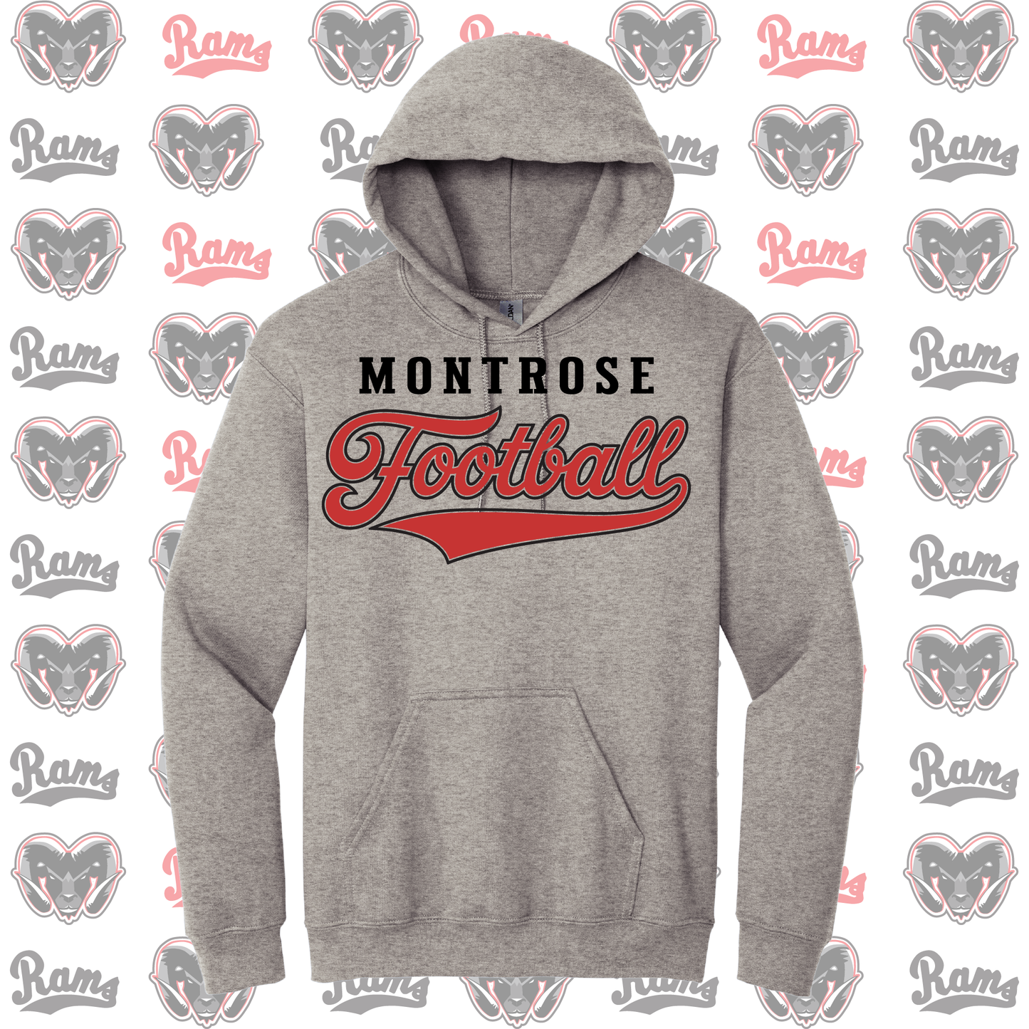 Montrose Youth Football & Cheerleading Fundraiser T-Shirt, Long Sleeved Tee, Crewneck Sweatshirt or Hoodie