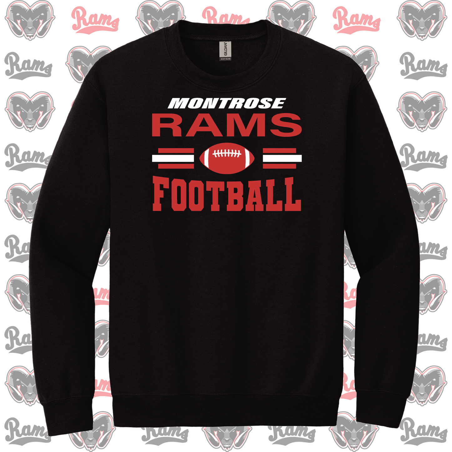 Montrose Youth Football & Cheerleading Fundraiser T-Shirt, Long Sleeved Tee, Crewneck Sweatshirt or Hoodie