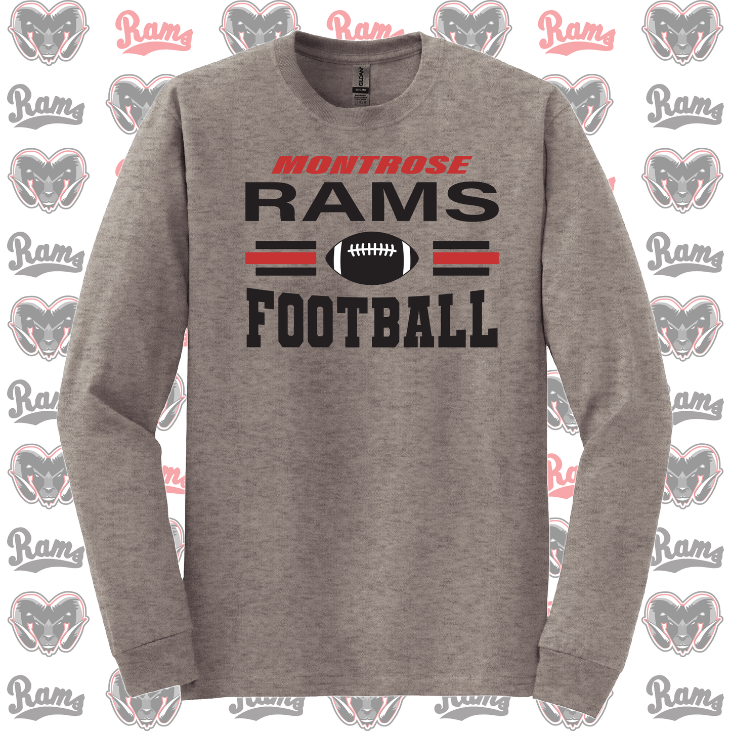 Montrose Youth Football & Cheerleading Fundraiser T-Shirt, Long Sleeved Tee, Crewneck Sweatshirt or Hoodie