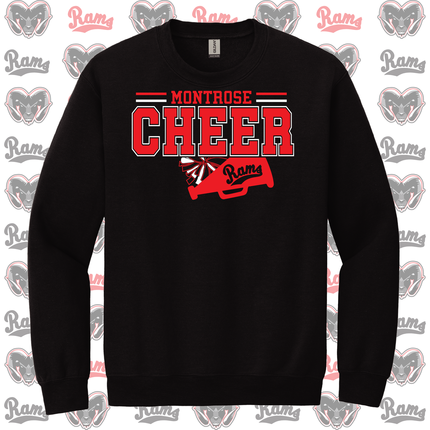 Montrose Youth Football & Cheerleading Fundraiser T-Shirt, Long Sleeved Tee, Crewneck Sweatshirt or Hoodie