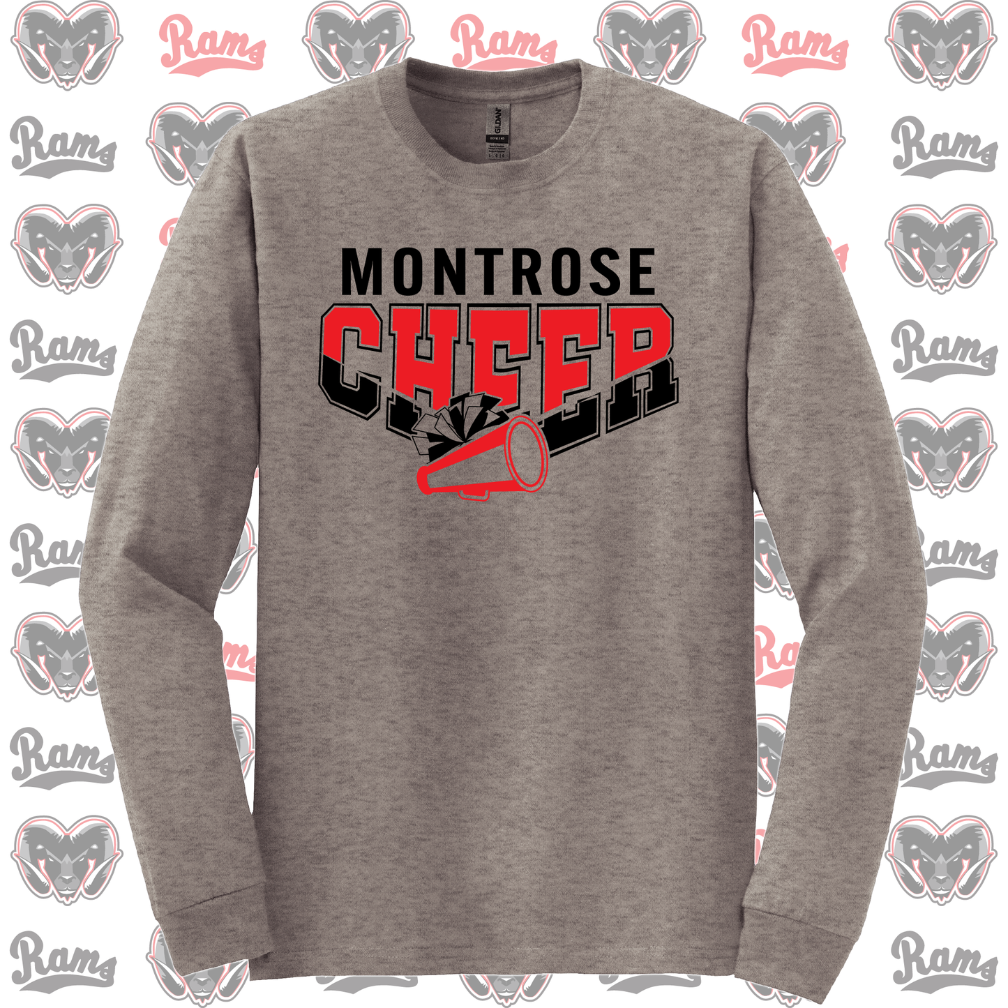 Montrose Youth Football & Cheerleading Fundraiser T-Shirt, Long Sleeved Tee, Crewneck Sweatshirt or Hoodie