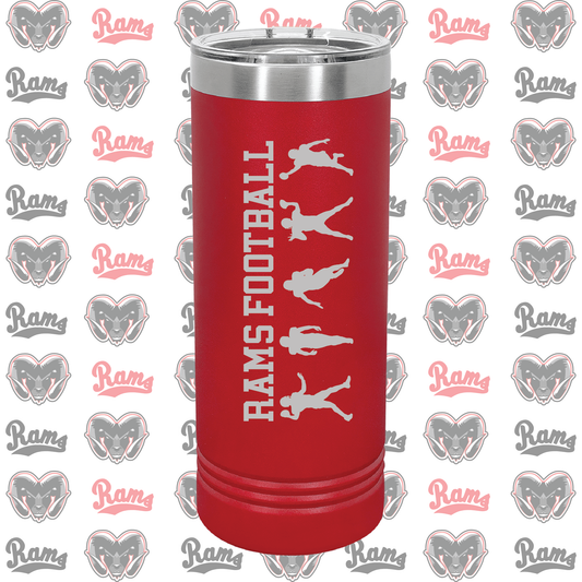 Montrose Youth Football & Cheerleading Fundraiser Laser Engraved Skinny Tumbler