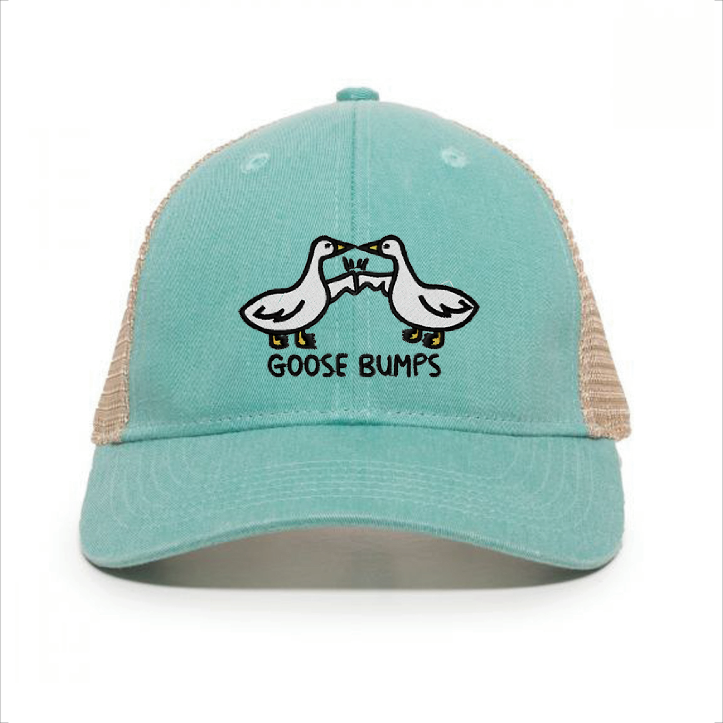 Goose Bumps Embroidered Ladies Ponytail Cap